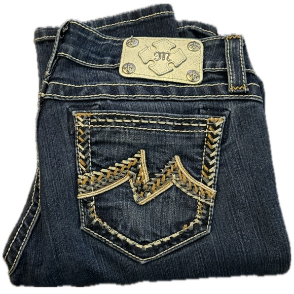 Miss Me Denim - Miss Me Dark Blue Signature Skinny Jeans